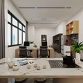 Modern Building Materials Showroom Interior With Colorful Wall Panels Tiles And Gray Floor
