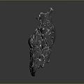 Intricate 3D Rendered Armor Torso With Detailed Carvings And Metallic Texture