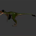 Feathered Dinosaur 3D Model With Roaring Expression Sharp Teeth And Lifelike Design 3d model