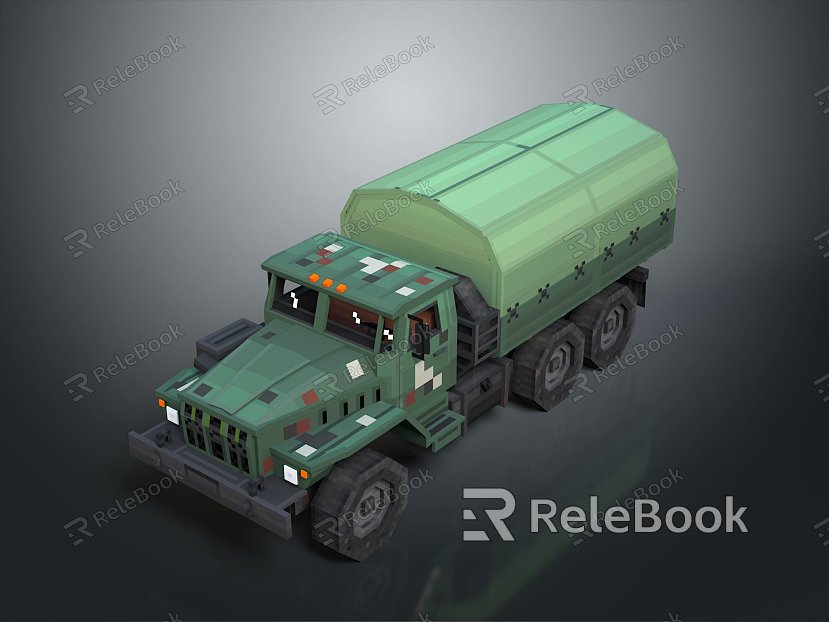 Military Truck Military Transporter Military Transporter Armed Transporter Armored Transporter model