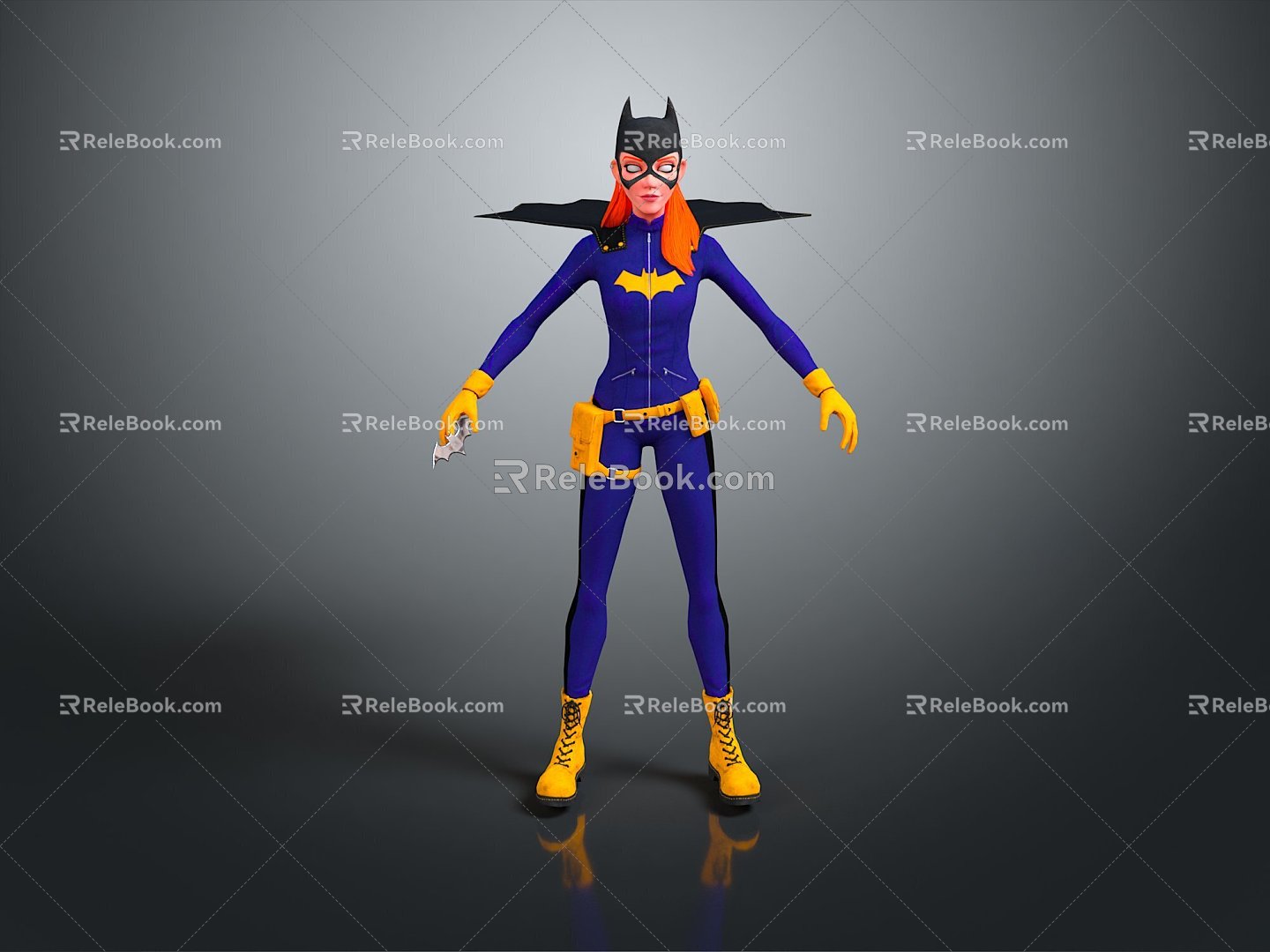 Batman Wyman Heroes Cartoon Batman Anime Batman Anime Batman Animated Characters 3d model