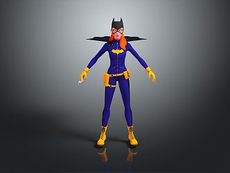 Batman Wyman Heroes Cartoon Batman Anime Batman Anime Batman Animated Characters 3d model