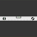 Sturdy Metal Spirit Level With Circular Vials Measuring Scale And Reflective Smooth Surface