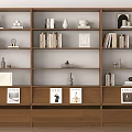 Modern Simple Bookshelf Floor-Standing 3d model