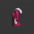 Trendy Pink Hoodie with White Lined Hood and Side Panels