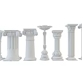 European Roman Column Classical Column 3d model