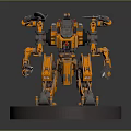 Mech Warrior Mech Soldier Machine Battlearm Mechanical Battlearm Machine Fighter Robot 3d model