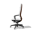 Ergonomic Office Chair With High Backrest Armrests And Swivel Wheels 3d model