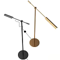 Modern Floor Lamps in Black and Gold with Adjustable Design for Home Decor