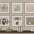 Hanging picture 3d model