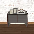 Modern bedside table 3d model