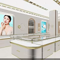 Elegant Jewelry Store Interior Design With Glass Display Counters And Warm Lighting