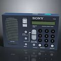 Sony Portable Digital Radio With Preset Direct Keypad And LCD