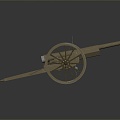 Artillery Gun Artillery Ship Gun Gun Siege Gun Cannon Anti-aircraft Breaking Heavy Gun Heavy Gun 3d model