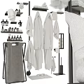 Essential Bathroom Accessories Including Towels Toiletries Towel Racks And Toilet Paper Holders