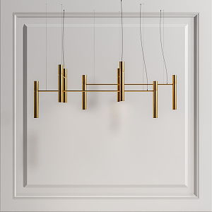 Light Luxury Chandelier 3d model