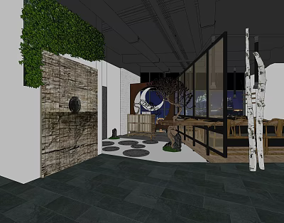 Hot pot shop 3d model