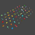 Game props 3d model