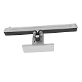 Industrial Metal Bracket Long Strip Design With Mounting Holes Cylindrical Components And Base Plate