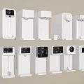 Kitchen Appliances White Water Dispensers With Digital Display And Various Models