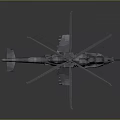 Camouflage Military Helicopter Model Supporting Aerospace And Space Missions