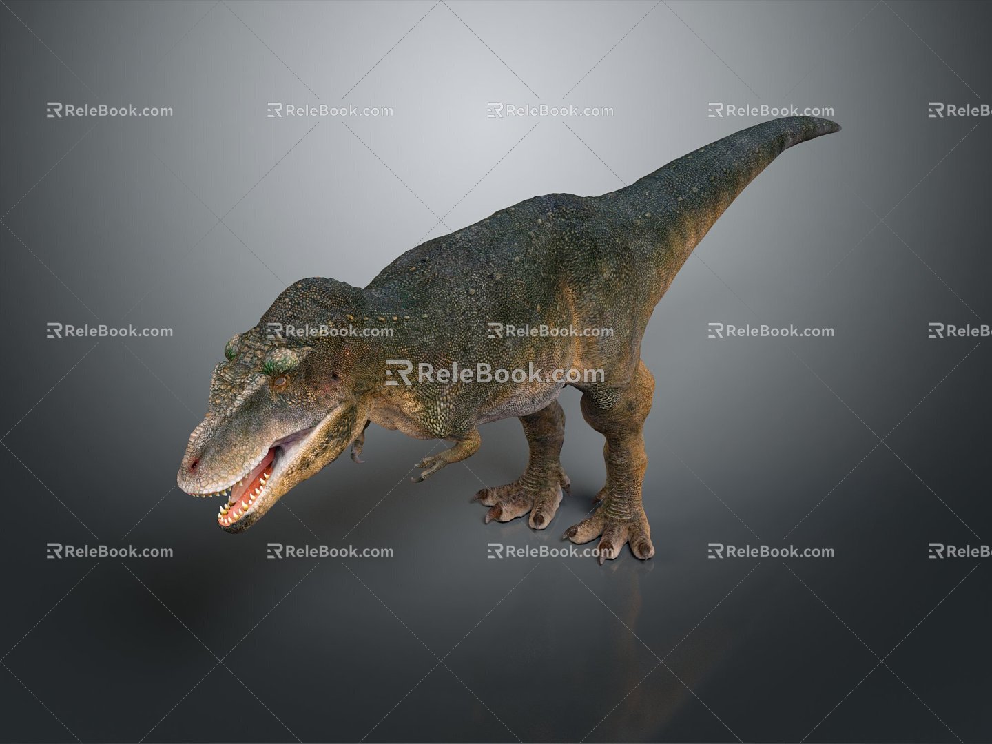 Modern Dinosaur Jurassic Pterosaur Longnecked Dinosaur 3d model