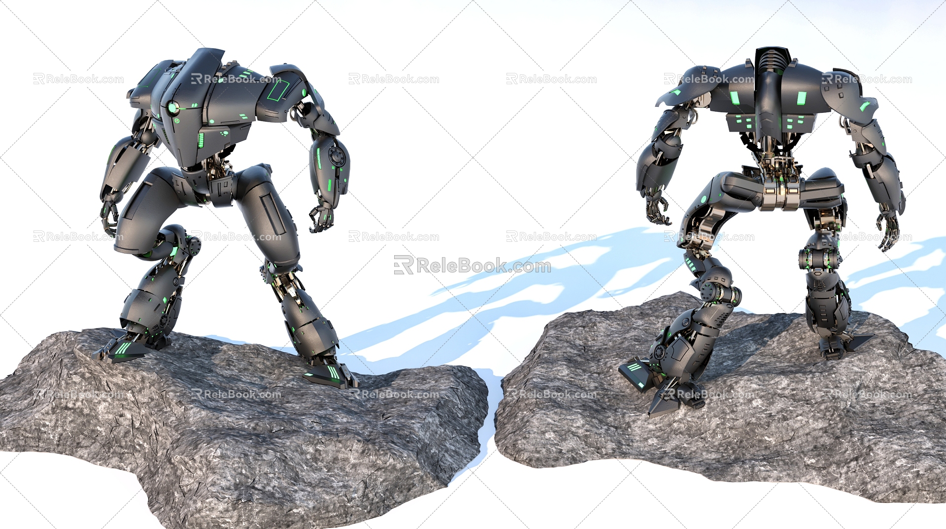 Robot mecha warrior toy ornaments sci-fi robot 3d model