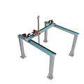 Industrial Gantry Mechanical Structure With Metal Frame And Guide Rails