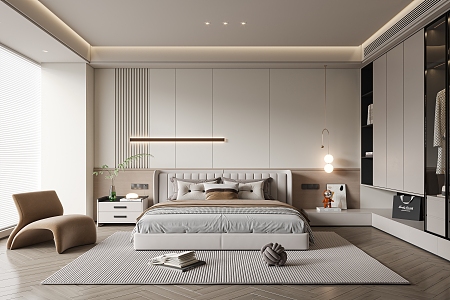 Modern Bedroom 3d model