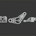 High Quality Metal Automotive Parts Featuring Structural Design and Mechanical Components