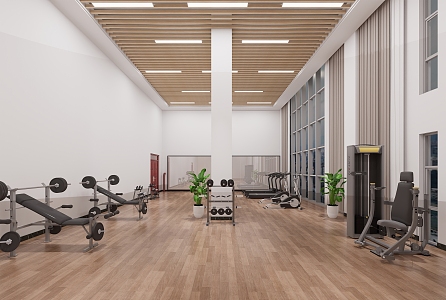 Modern Gym 3d model