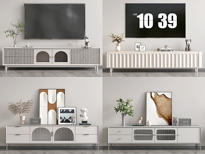 Modern Nordic TV Cabinet 3d model