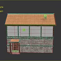 Traditional Building Featuring Red Tiled Roof White Walls Brown Wooden Frames Stone Base And Chimney