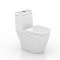 Modern toilet seat 3d model