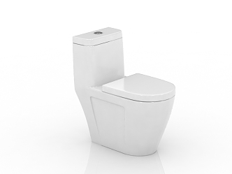 Modern toilet seat 3d model