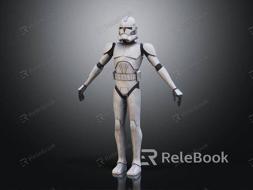 Modern Soldier Science Fiction Warrior Future Soldier Science Fiction Soldier model