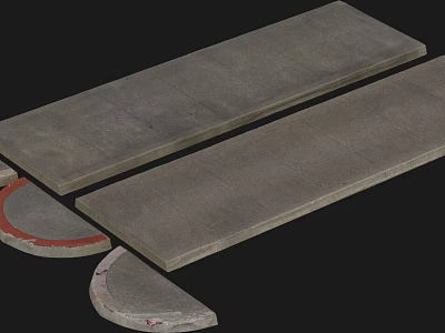 Pavement Cement Ground Cement Ground 3d model