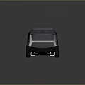 Futuristic Concept Car With Gray Body Black Roof Unique Wheels And Sleek Design