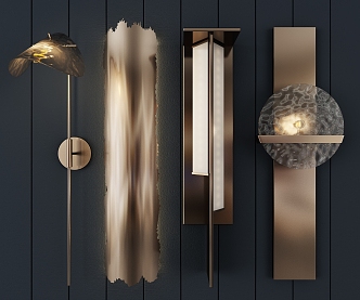 Modern wall lamp 3d model