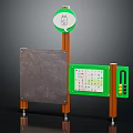 Outdoor Kids Educational Play Equipment With Writing Board Colorful Panel Buttons And Knobs