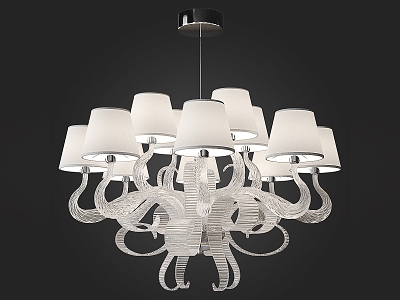 Italamp Boa 437 Chandelier Fixtures Classic Chandelier Crystal Chandelier Face Chandelier Decorative Chandelier Ambient Chandelier 3d model