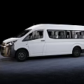 White Commercial Van With Multiple Passenger Seats And Sleek Exterior Design
