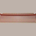 Traditional Chinese Wooden Roof Hanging Ornament With Carved Eaves Design Elements
