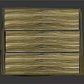 Decorative Ornament Set with Stacked 100 USD Dollar Bills Bundled in Yellow Straps