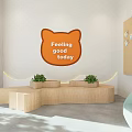 Shiba University Coffee Academy Storefront With Bar Counter Tables Stools And Green Plants