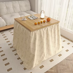 Fire Table Foldable Dining Table Nanzhu Square Table Coffee Table Dining Table 3d model