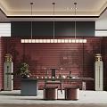 New Chinese Tea Room 3d model