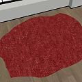 Modern shape carpet abstract shaped carpet 3d model