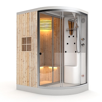 Modern Sauna Room Sauna 3d model