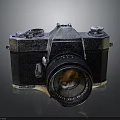 Yashica TL SUPER Vintage Electronic Camera With Retro Design And Mechanical Controls